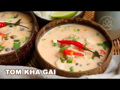 Authentic Tom Kha Gai (Thai Coconut Chicken Soup)