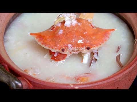 虾蟹砂锅粥