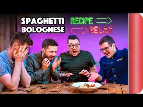 Spaghetti Bolognese with Garlic Tomato Bruschetta