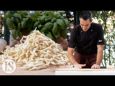 Trofie al pesto alla paesana