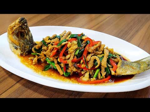 魚香肉絲(有魚又有肉版)