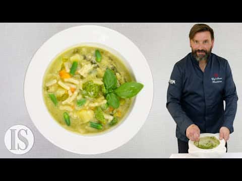Il minestrone ligure dello chef Ivano Ricchebono