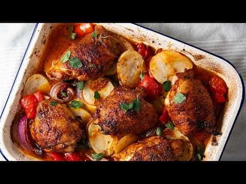 One-Pan Portuguese Chicken and Potatoes