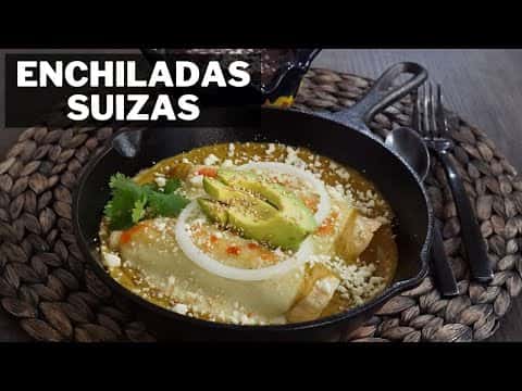 Enchiladas Suizas de Tres Quesos
