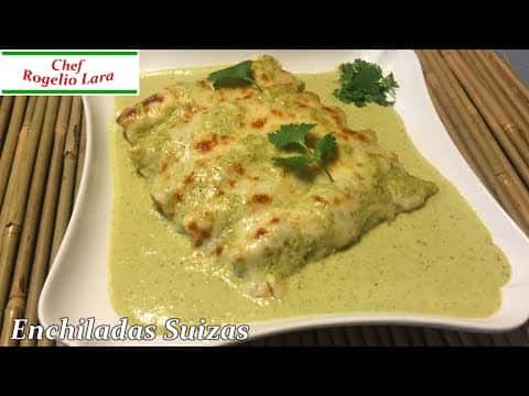 Enchiladas Suizas de Pollo