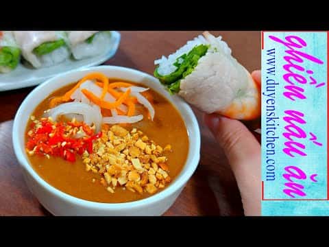 Nước Chấm Gỏi Cuốn, Bò Bía & Cách Cuốn Gỏi Cuốn, Bò Bía