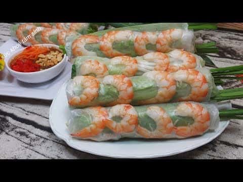 Gỏi cuốn tôm thịt miền Nam