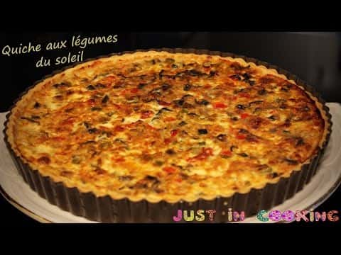 Quiche Végétarienne aux Légumes du Soleil