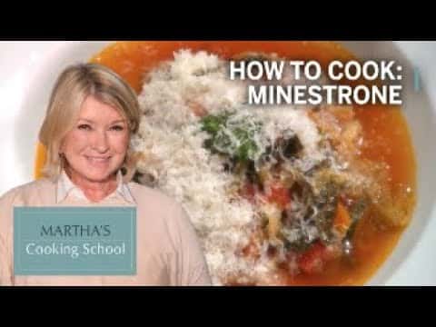 Martha Stewart's Classic Minestrone Soup