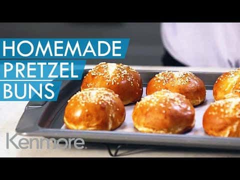 Homemade Pretzel Buns