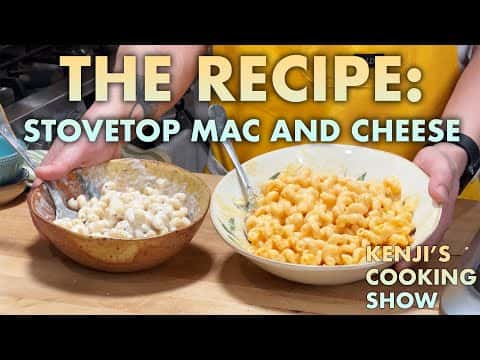 Stovetop Macaroni and Cheese (Kenji's 3-Ingredient vs. Deb's Quick Essential)