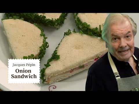 James Beard's Onion Sandwich & Radish Sandwich