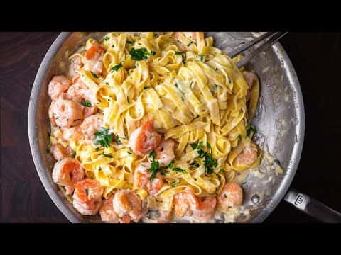 Creamy Shrimp Alfredo