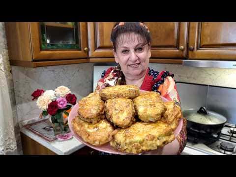 Кабачки с мясным фаршем в кляре