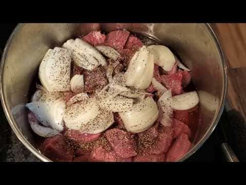 Beef Stew and Rice