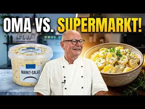 Omas traditioneller Kartoffelsalat mit selbstgemachter Mayonnaise