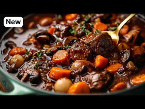 Beef Bourguignon with Mashed Potatoes
