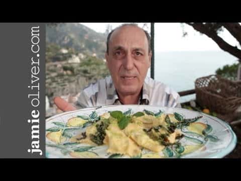 Lemon and Ricotta Ravioli with Mint