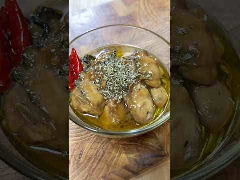牡蠣のオイル漬け