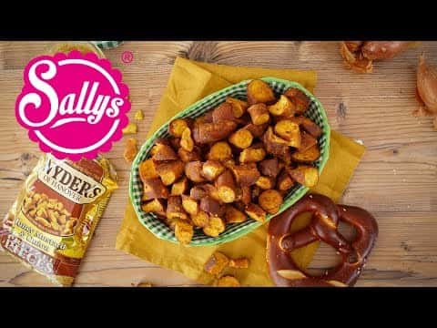 Selbstgemachte Snyder's Pretzel Pieces (Honey Mustard & Onion)