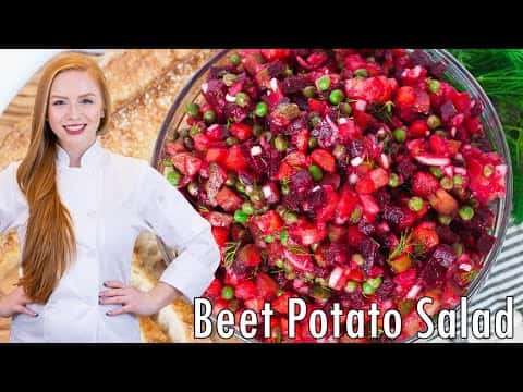 Vinaigrette Beet Potato Salad