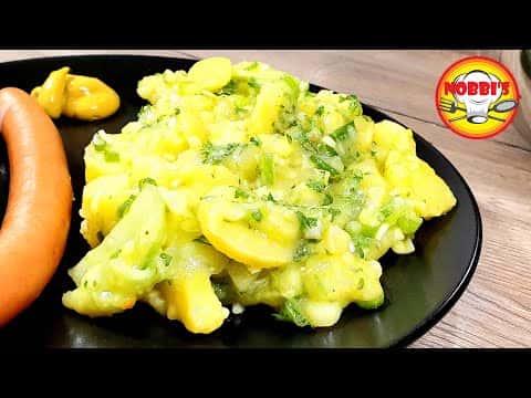 Feiner schwäbischer Kartoffelsalat mit Essig und Öl