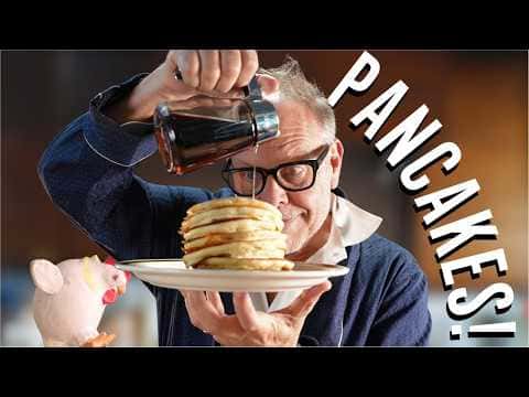 Fluffy Homemade Buttermilk Pancakes