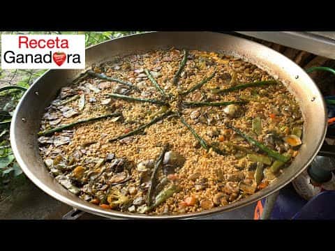 Paella de verduras