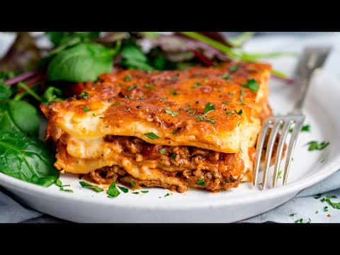 Easy Homemade Lasagne