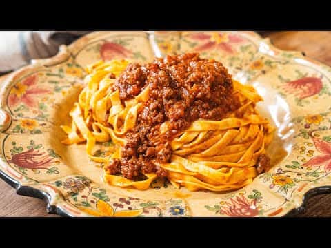 Authentic Tagliatelle alla Bolognese
