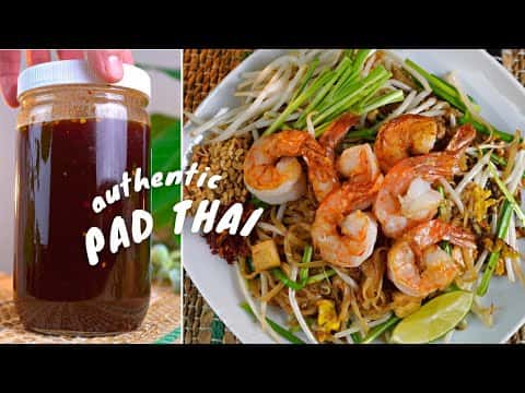 Shrimp Pad Thai with Authentic Pad Thai Sauce