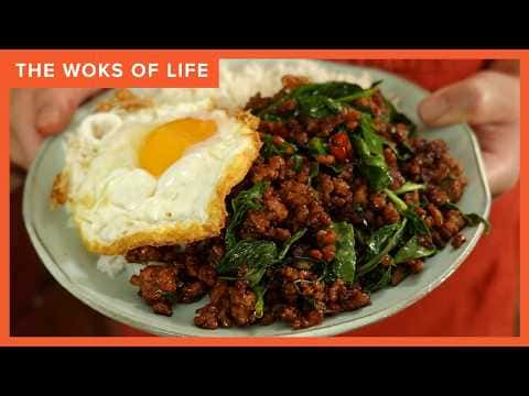 Ground Pork Pad Kra Pao (Thai Basil Stir Fry)