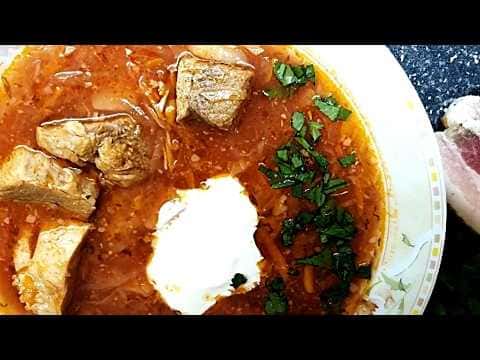 Настоящий украинский борщ