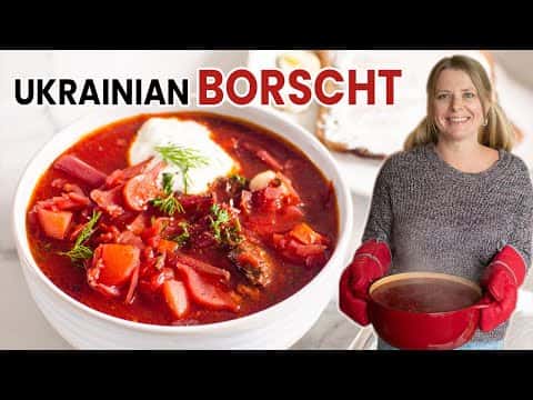 Authentic Ukrainian Borscht