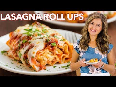 Easy Lasagna Roll Ups with Meat