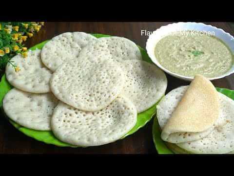 Coconut Dosa with Coconut Chutney