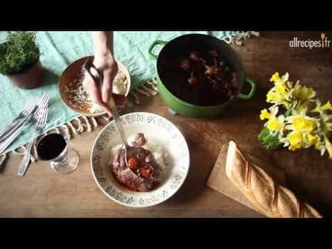Coq au vin traditionnel facile
