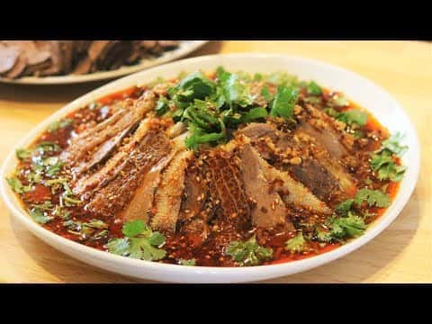 Fuqi Feipian (Sichuan Beef Slices in Chili Oil)