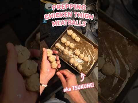 Tsukune (Japanese Chicken Meatballs)