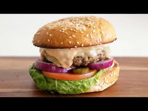 The Best Homemade Beef Burger