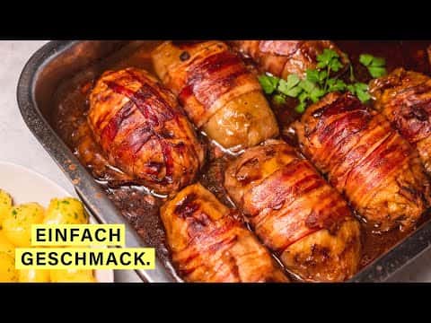 Saftige Kohlrouladen im Backofen