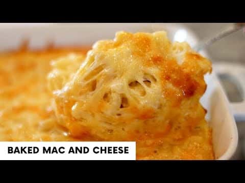 Cheesy Baked Mac and Cheese