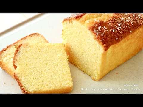 Buttery Coconut Pound Cake