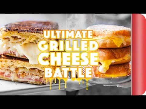 Grilled Cheese Battles: Grilled Cheese Doughnut, Classic Grilled Cheese, and Swiss-Style Grilled Cheese