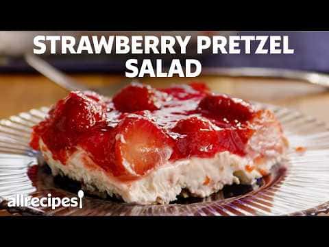 Judy's Strawberry Pretzel Salad