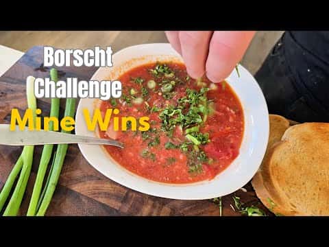 Grandma's Reimagined Ukrainian Borscht