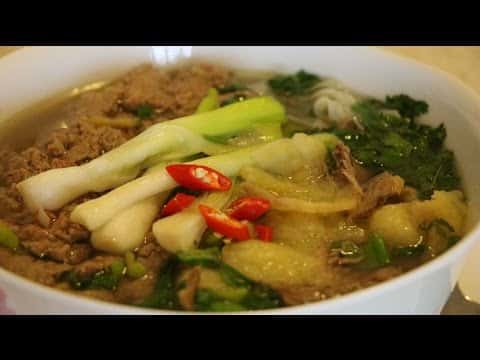 Phở bò tái gàu