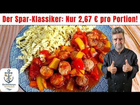 Nudel-Wurstgulasch