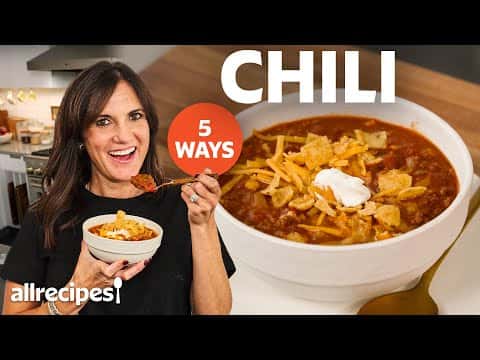 Chili 5 Ways (Boilermaker Tailgate, Buffalo White Chicken, Texas, Green Turkey, Vegetarian)