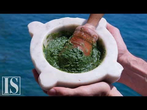 Pesto alla Genovese al Mortaio